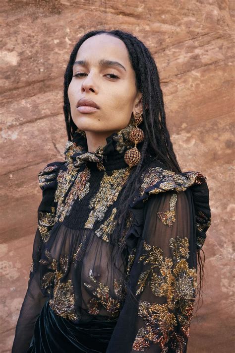 ysl zoë kravitz uk|zoe kravitz photo gallery.